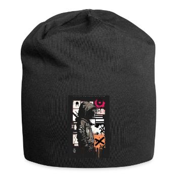 Anonymous by ART8NS - Art ON Streetwear - Jersey Beanie - black - Front