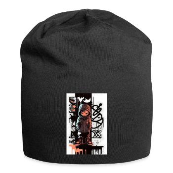 Robot by ART8NS - Art ON Streetwear - Jersey Beanie - black - Front