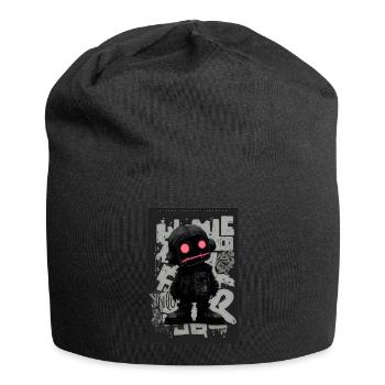 Robot by ART8NS - Art ON Streetwear - Jersey Beanie - black - Front