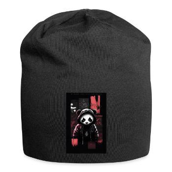 Panda by ART8NS - Art ON Streetwear - Jersey Beanie - black - Front