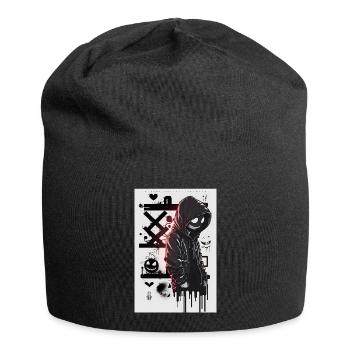 The Walking by ART8NS - Art ON Streetwear - Bonnet en jersey - noir - Devant