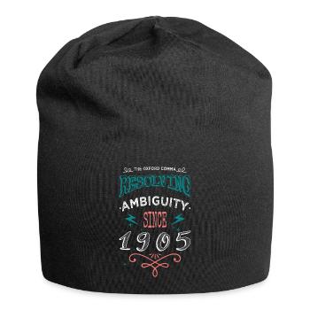 editor novelist school christmas contentwriter - Jersey Beanie - black - Front