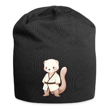 Judo Mungo - Jersey-Beanie - Schwarz - Vorne