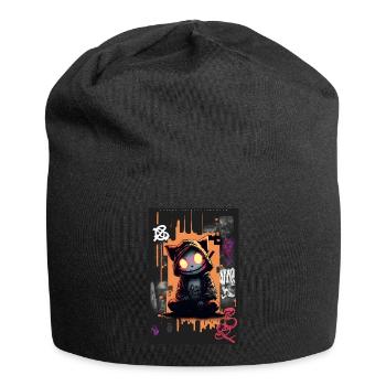Teuflische Katze by ART8NS - Art ON Streetwear - Jersey-Beanie - Schwarz - Vorne