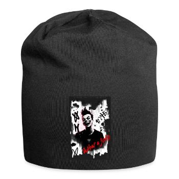 What a Joke by ART8NS - Art ON Streetwear - Jersey Beanie - black - Front