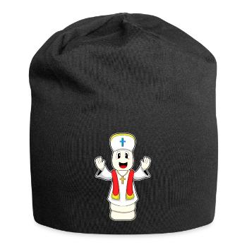 Chess Piece Bishop Chess - Jersey Beanie - black - Front