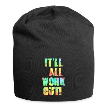 It'll All Work Out - Jersey Beanie - black - Front