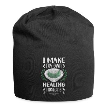 Heiltrank Pflanzen Krankheiten - Jersey-Beanie - Schwarz - Vorne