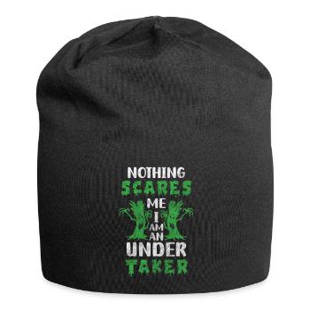 Vocation de cercueil funéraire de pompes funèbres - Bonnet en jersey - noir - Devant