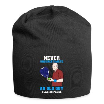 Padel Paddle Racket Tennis Sport I Gift - Jersey Beanie - black - Front