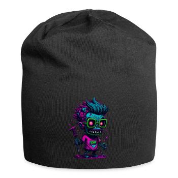 Bunter cooler Zombie - Jersey-Beanie - Schwarz - Vorne