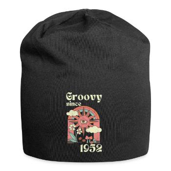 Groovy since 1952 with retro graphics - Jersey Beanie - black - Front