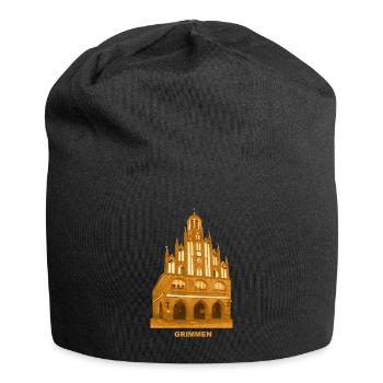 Grimmen Rathaus Vorpommern Rügen Mecklenburg - Jersey-Beanie - Schwarz - Vorne