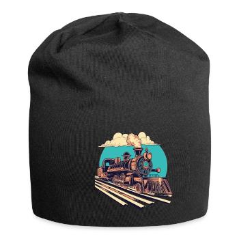 Bahnhof - Jersey-Beanie - Schwarz - Vorne