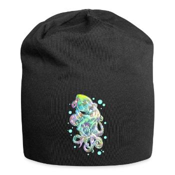 Oktopus - Jersey-Beanie - Schwarz - Vorne
