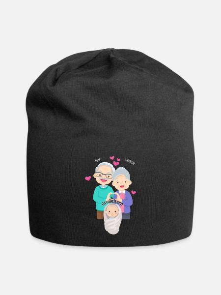 Ihr werdet Großeltern - Jersey-Beanie - Schwarz