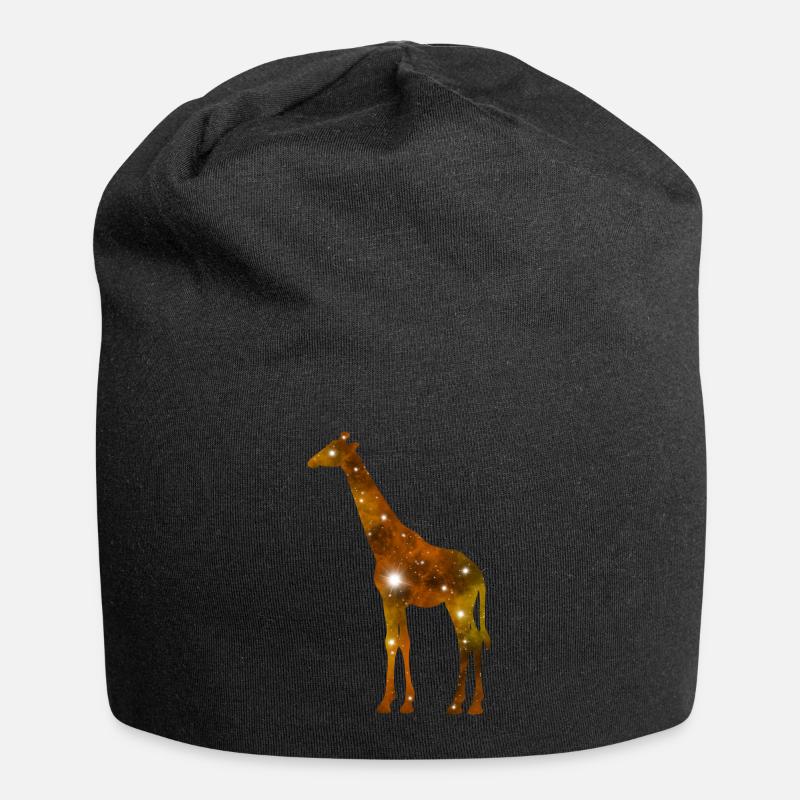 Girafe Galaxy - Bonnet en jersey - noir