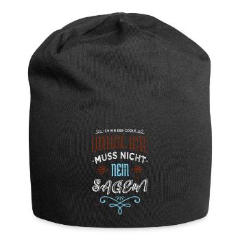 bester lieben weihnachten humor familienurlaub - Jersey-Beanie - Schwarz - Vorne