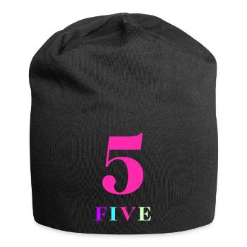 Five -5e anniversaire - Bonnet en jersey - noir - Devant