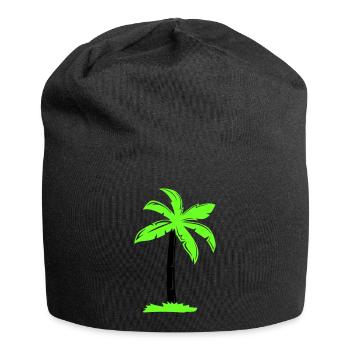 palmier - Bonnet en jersey - noir - Devant