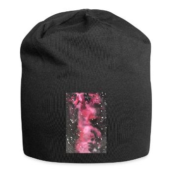 Galaxy Nebula Galaxy Nebula Nerd Astronomy space - Jersey Beanie - black - Front