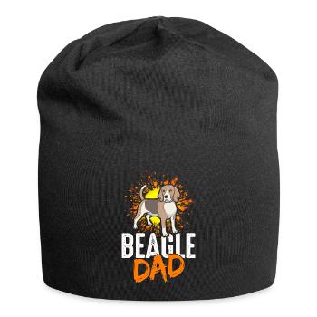 Beagle Dad Hundepapa Dad Papa Herrchen Hunde Beagl - Jersey-Beanie - Schwarz - Vorne