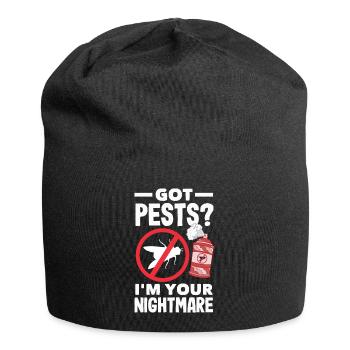 Got Pests? Funny Pest Control Exterminator - Jersey-Beanie - Schwarz - Vorne