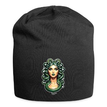 medusa mythologie grecque monstre - Bonnet en jersey - noir - Devant