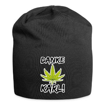 Legalisierung Deutschland - Jersey-Beanie - Schwarz - Vorne