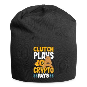 Cryptocurrency Rewards Gaming Blockchain Gamer - Jersey-Beanie - Schwarz - Vorne