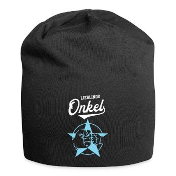 Lieblings Onkel Onkels Best Uncle Lieblingsonkel - Jersey-Beanie - Schwarz - Vorne