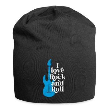Ich liebe Rock'n'Roll - Jersey-Beanie - Schwarz - Vorne