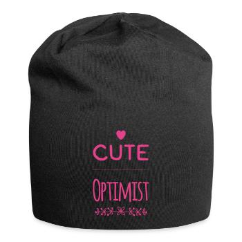 Baby sayings - gift idea - Jersey Beanie - black - Front