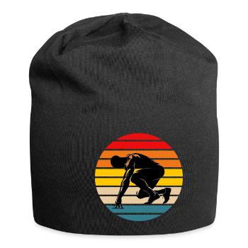 Sprinter Athlete - Jersey-Beanie - Schwarz - Vorne