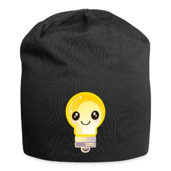 LIGHT BULB - Jersey Beanie - black - Front
