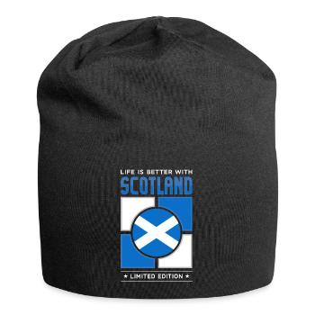 Scotland - Jersey-Beanie - Schwarz - Vorne