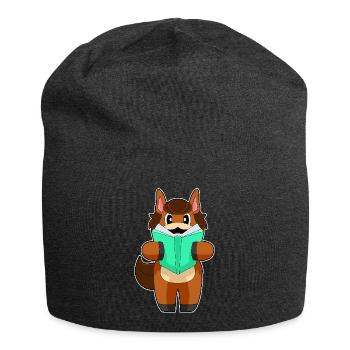 Horse Book - Jersey Beanie - charcoal grey - Front