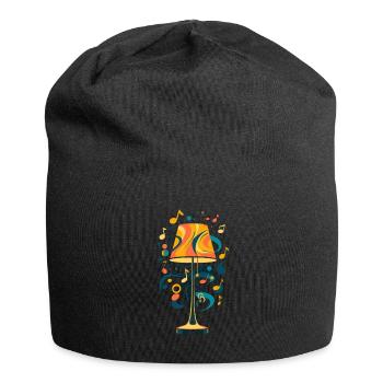 Lampe Musique Des Années 70 - Bonnet en jersey - noir - Devant