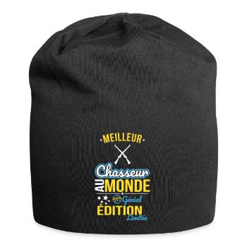 World's Best Hunter - 100% Awesome - Jersey Beanie - black - Front