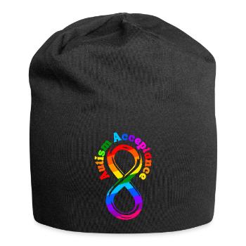Not Less Autism Acceptance - Jersey Beanie - black - Front