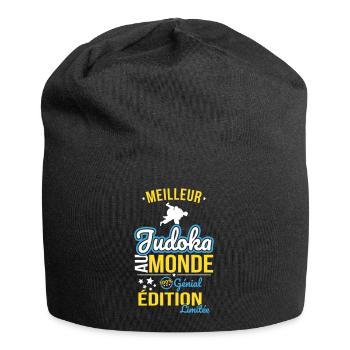 Bester Judoka der Welt - 100% genial - Jersey-Beanie - Schwarz - Vorne