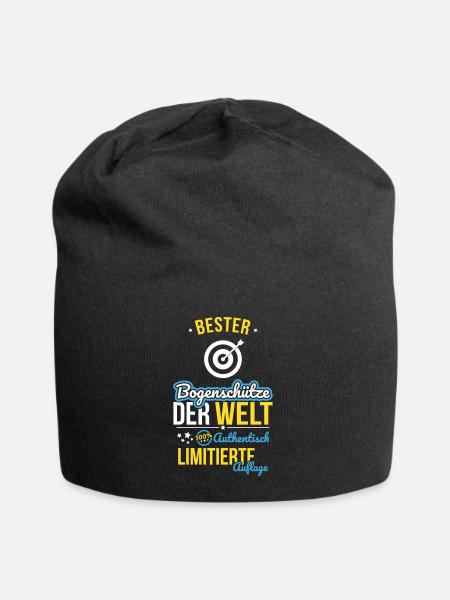 Bester Bogenschütze der Welt - 100% Authentisch - Jersey-Beanie - Schwarz