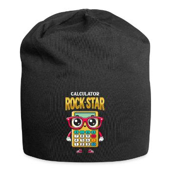Number Day Calculator Character Design - Jersey Beanie - black - Front