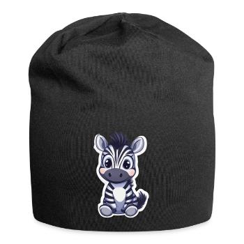 Zebra - Jersey Beanie - black - Front