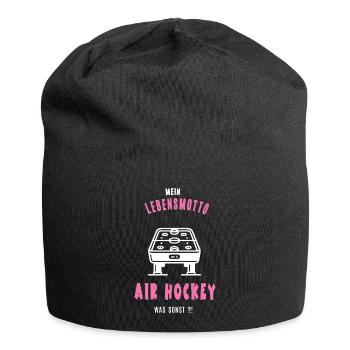 Air hockey Joueurs de hockey sur air Hockey sur air - Bonnet en jersey - noir - Devant