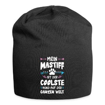 mastiff dog saying - Jersey Beanie - black - Front