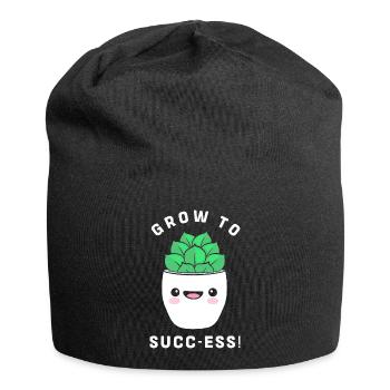 Cacti Plant Cactus - Jersey Beanie - black - Front