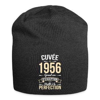 1956 – Aged to perfection - Jersey Beanie - charcoal grey - Front