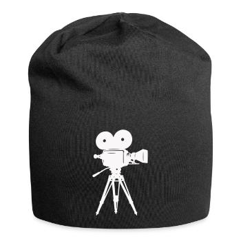 Film Camera Camera - Jersey Beanie - black - Front