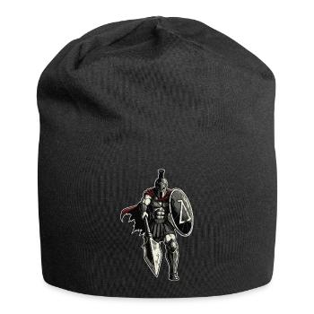 Veteran Spartan Combat Spear Shield Maskottchen - Jersey-Beanie - Schwarz - Vorne